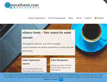 Tablet Screenshot of esourceevent.com